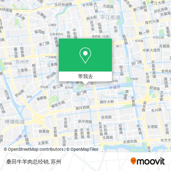 桑田牛羊肉总经销地图