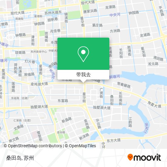 桑田岛地图