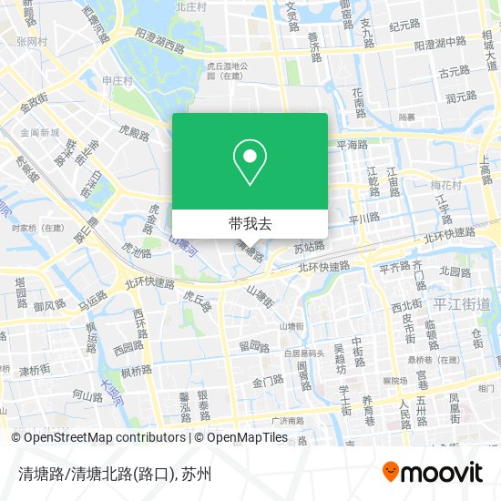 清塘路/清塘北路(路口)地图