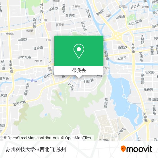 苏州科技大学-B西北门地图