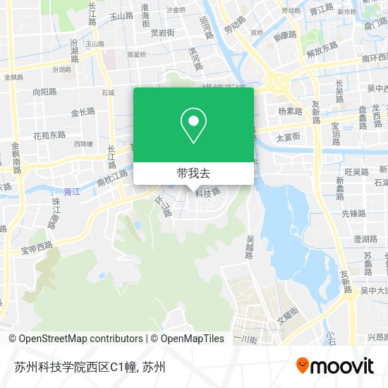苏州科技学院西区C1幢地图