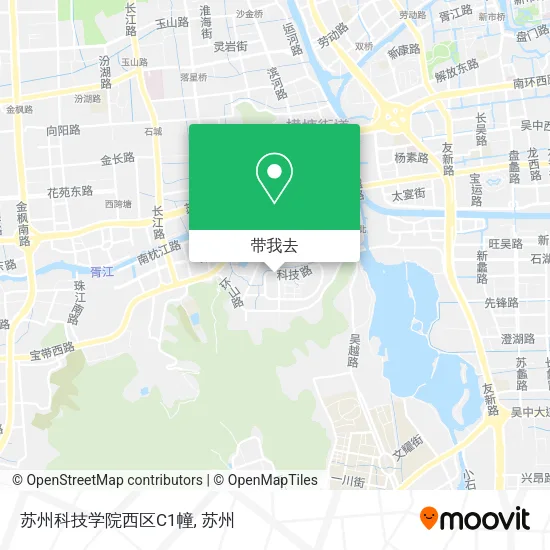 苏州科技学院西区C1幢地图