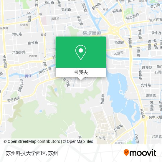 苏州科技大学西区地图