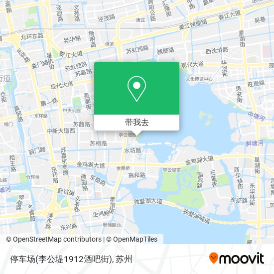 停车场(李公堤1912酒吧街)地图