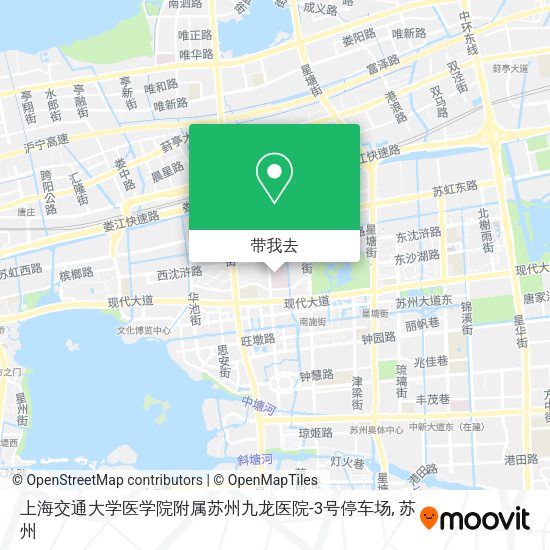 上海交通大学医学院附属苏州九龙医院-3号停车场地图