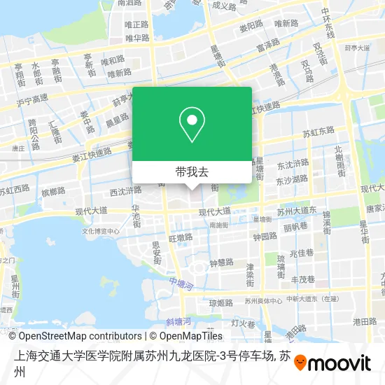 上海交通大学医学院附属苏州九龙医院-3号停车场地图