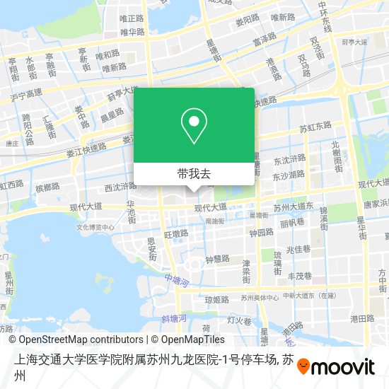 上海交通大学医学院附属苏州九龙医院-1号停车场地图