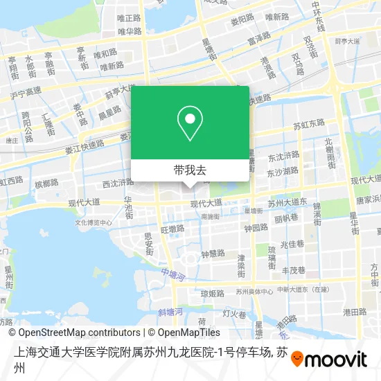 上海交通大学医学院附属苏州九龙医院-1号停车场地图