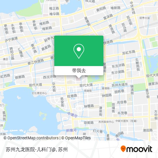 苏州九龙医院-儿科门诊地图