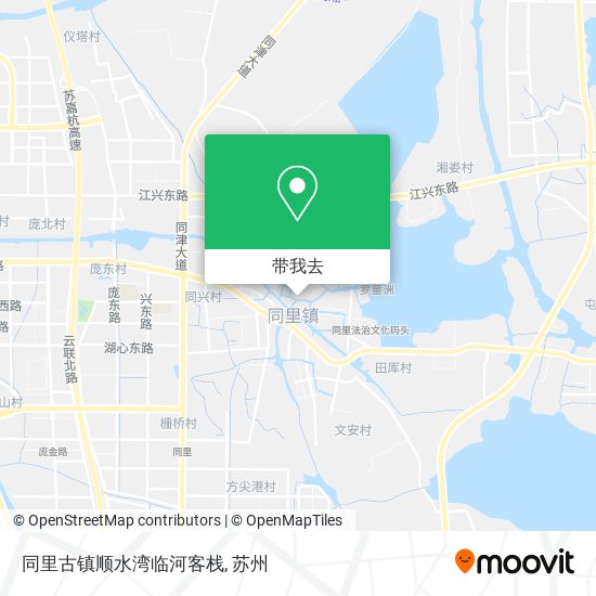同里古镇顺水湾临河客栈地图