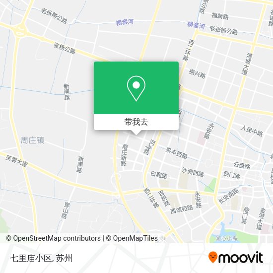 七里庙小区地图