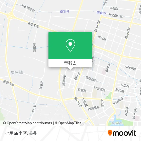 七里庙小区地图