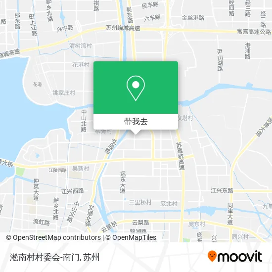 淞南村村委会-南门地图