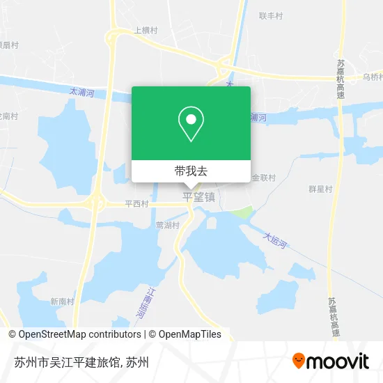 苏州市吴江平建旅馆地图