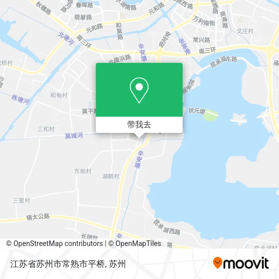 江苏省苏州市常熟市平桥地图