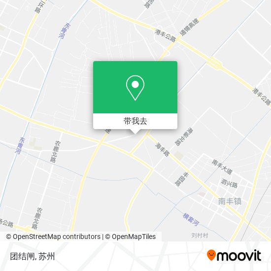 团结闸地图