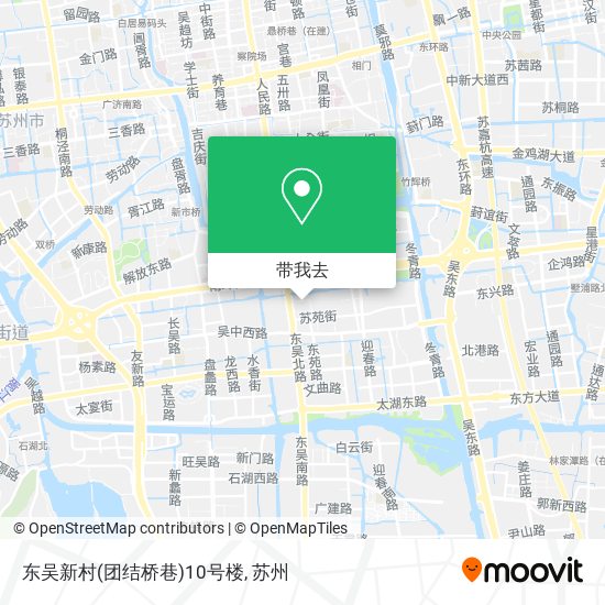 东吴新村(团结桥巷)10号楼地图
