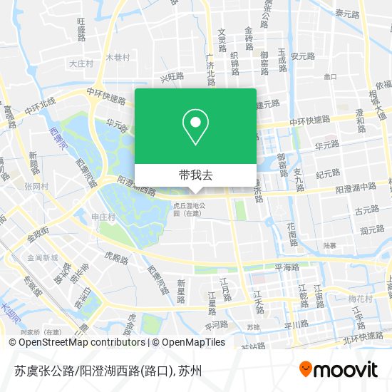 苏虞张公路/阳澄湖西路(路口)地图