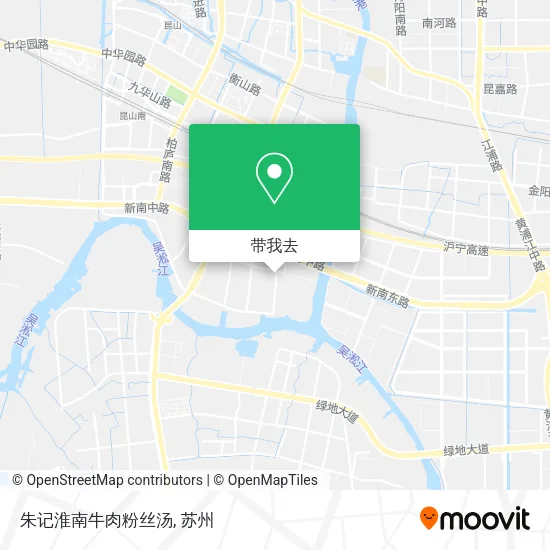 朱记淮南牛肉粉丝汤地图