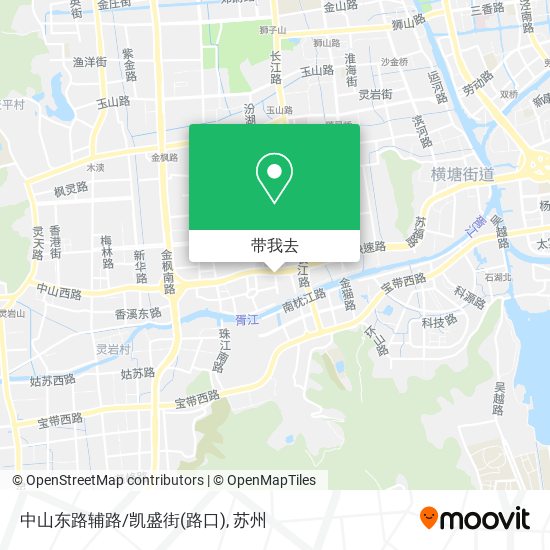 中山东路辅路/凯盛街(路口)地图