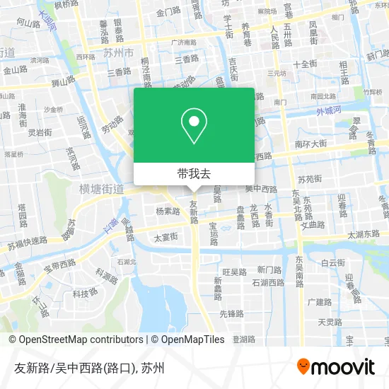 友新路/吴中西路(路口)地图