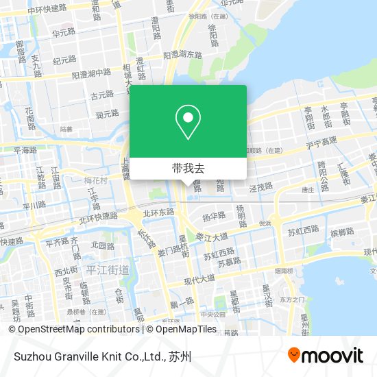 Suzhou Granville Knit Co.,Ltd.地图