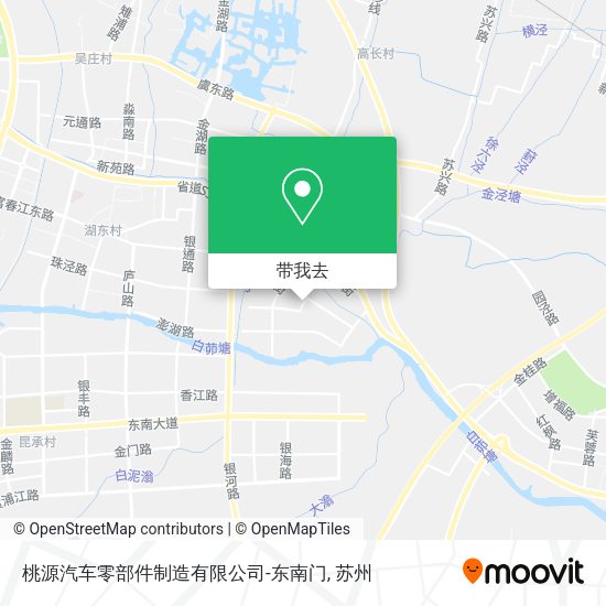 桃源汽车零部件制造有限公司-东南门地图