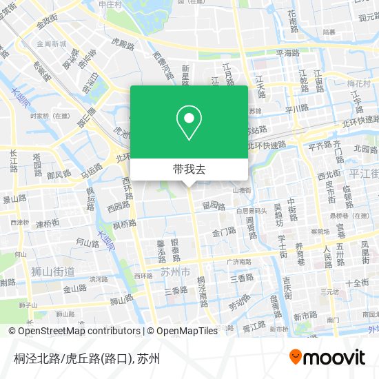 桐泾北路/虎丘路(路口)地图