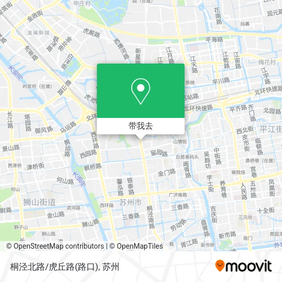桐泾北路/虎丘路(路口)地图