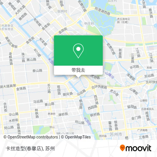 卡丝造型(春馨店)地图