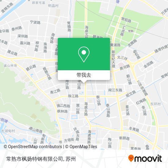 常熟市枫扬特钢有限公司地图