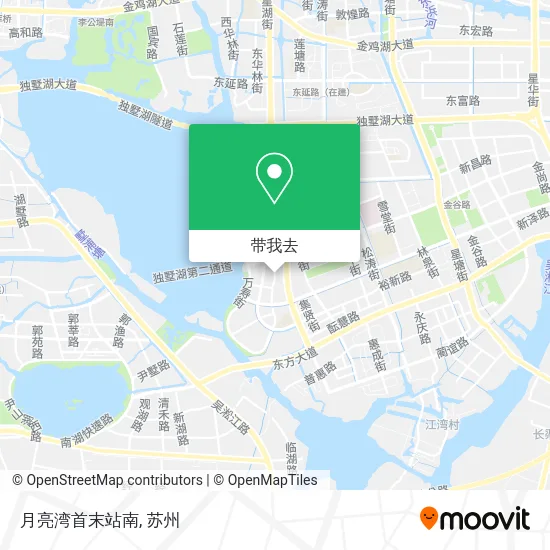 月亮湾首末站南地图