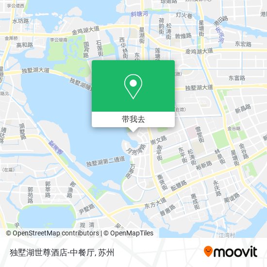 独墅湖世尊酒店-中餐厅地图