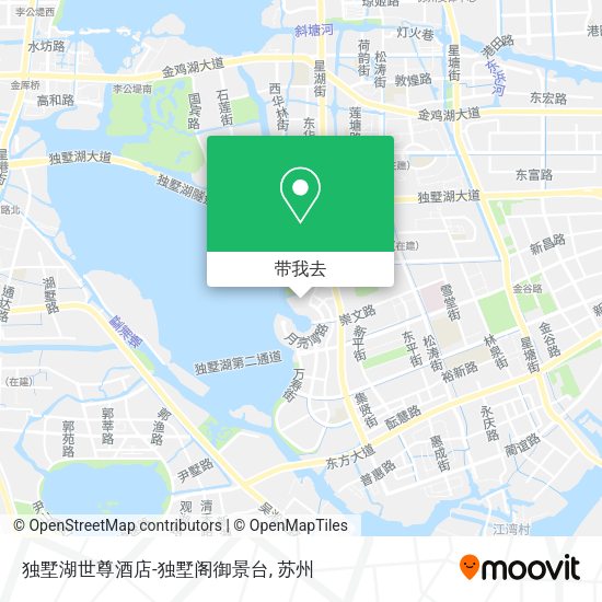 独墅湖世尊酒店-独墅阁御景台地图