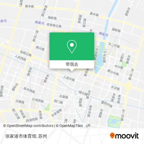 张家港市体育馆地图