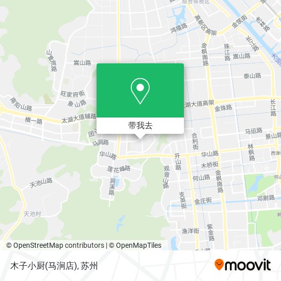 木子小厨(马涧店)地图