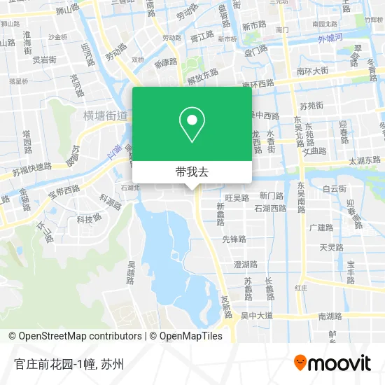 官庄前花园-1幢地图