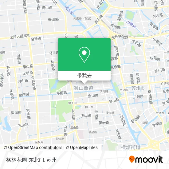 格林花园-东北门地图