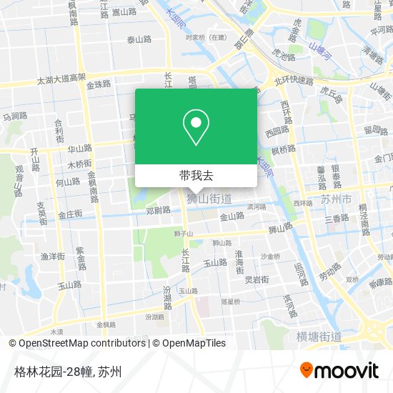 格林花园-28幢地图