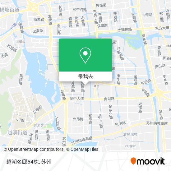 越湖名邸54栋地图