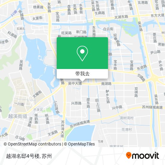 越湖名邸4号楼地图