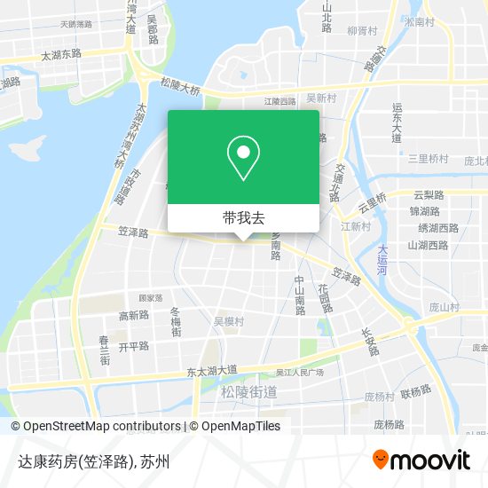 达康药房(笠泽路)地图