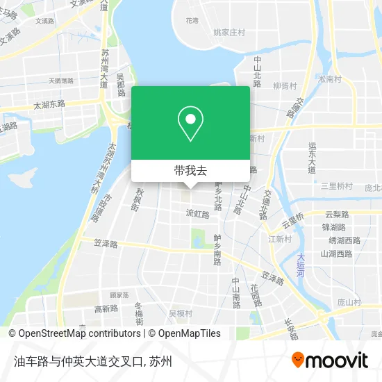 油车路与仲英大道交叉口地图