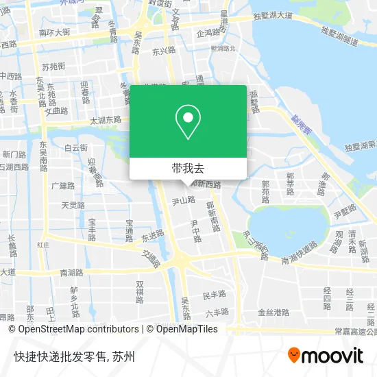 快捷快递批发零售地图
