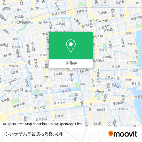 苏州大学东吴饭店-5号楼地图