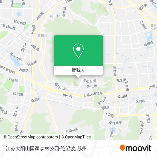 江苏大阳山国家森林公园-绝望坡地图
