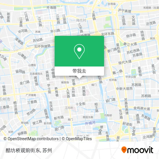 醋坊桥观前街东地图