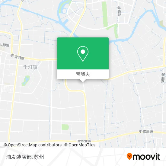 浦发装潢部地图