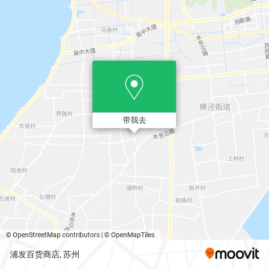 浦发百货商店地图