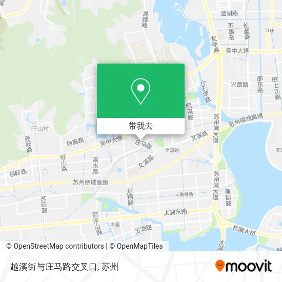 越溪街与庄马路交叉口地图